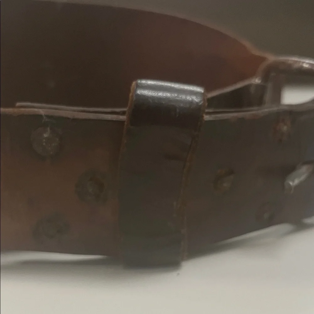 Classic Brown Leather Belt / Workout or weight belt
